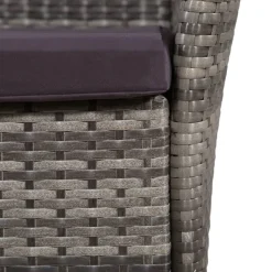 Conjunto de jardín 5 piezas Dalia gris