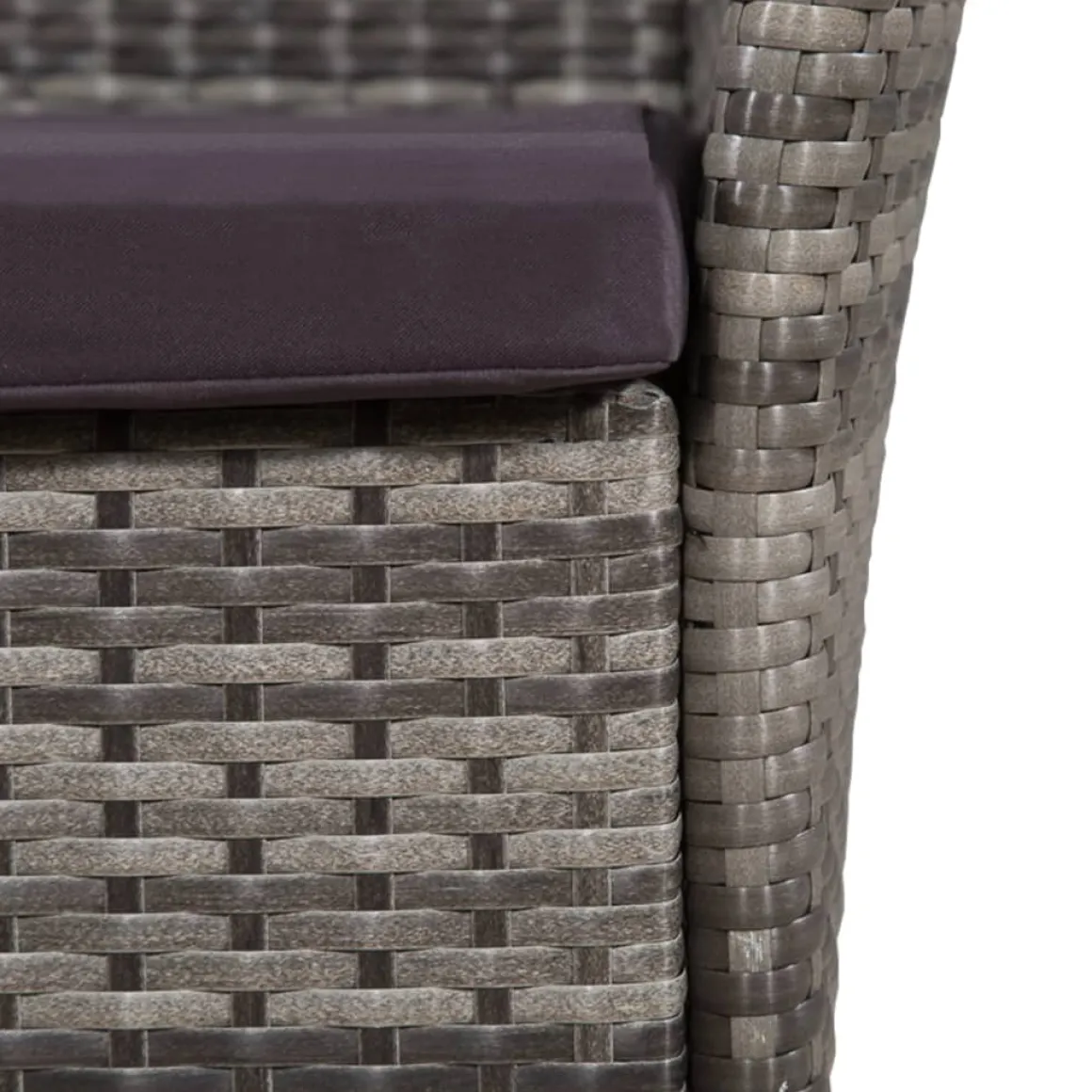 Conjunto de jardín 5 piezas Dalia gris