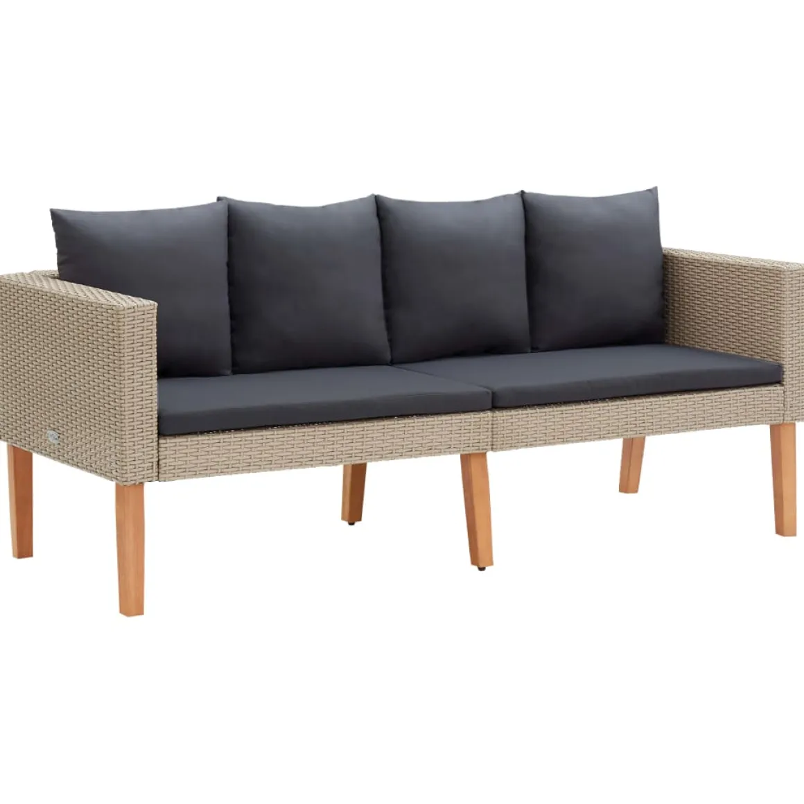 Conjunto de jardín 2 sofás+2 sillones+1 mesa
