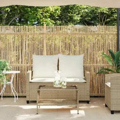 Conjunto de jardín Abril sofá doble + mesa