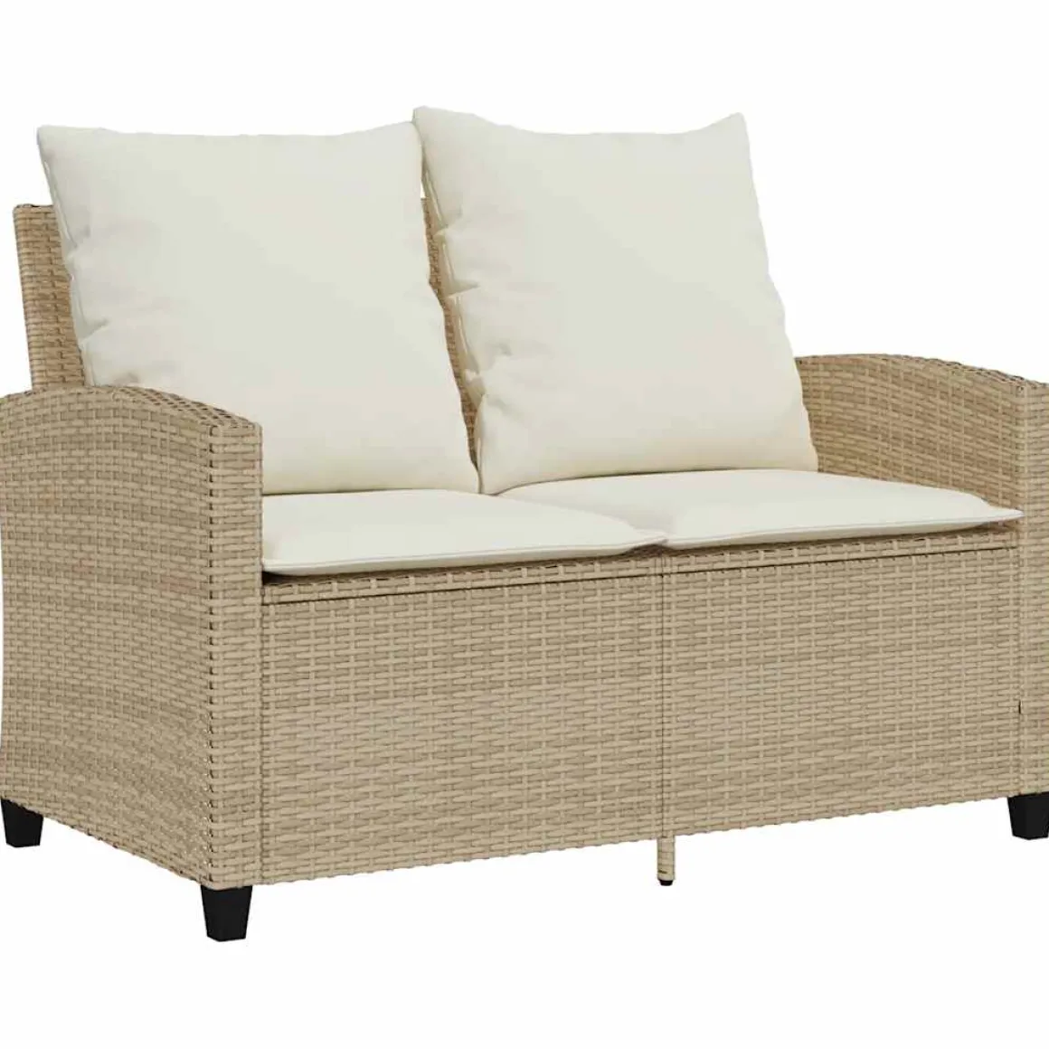 Conjunto de jardín Abril sofá doble + mesa