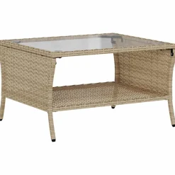 Conjunto de jardín Abril sofá doble + mesa
