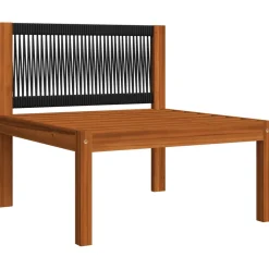 Conjunto de jardín Adhia 10 piezas + cojines crema