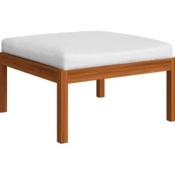 Conjunto de jardín Adhia 10 piezas + cojines crema