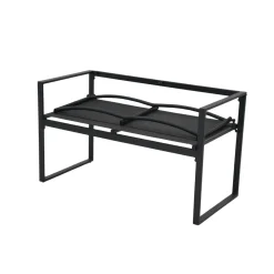 Conjunto de jardín Aria sofá + mesa + 2 taburetes antracita