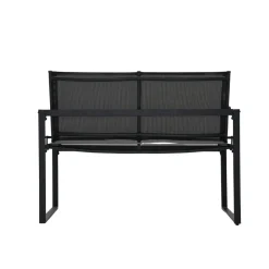 Conjunto de jardín Aria sofá + mesa + 2 taburetes antracita