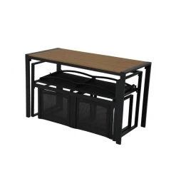 Conjunto de jardín Aria sofá + mesa + 2 taburetes antracita