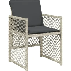 Conjunto de jardín Bombay mesa + 4 sillones + cojines