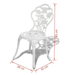 Conjunto de jardín Clara 3 piezas diseño robusto