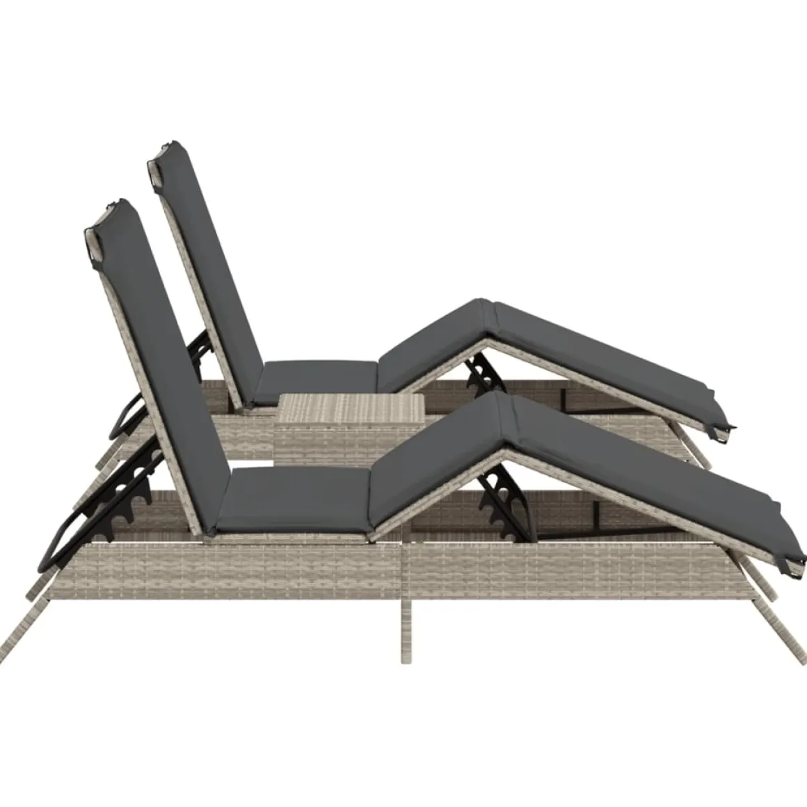 Conjunto de jardín Dalia 2 tumbonas + mesa