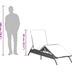 Conjunto de jardín Dalia 2 tumbonas + mesa