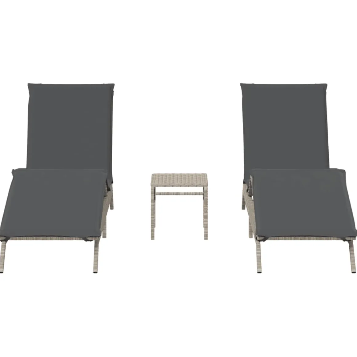 Conjunto de jardín Dalia 2 tumbonas + mesa