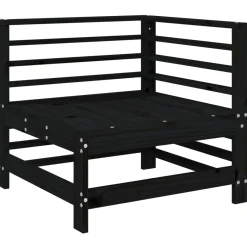 Conjunto de jardín Dumm 7 piezas madera maciza pino