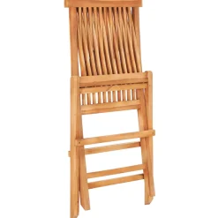 Conjunto de jardín Eydon 2 sillas + mesa madera de teca