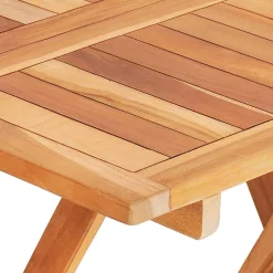 Conjunto de jardín Eydon 2 sillas + mesa madera de teca