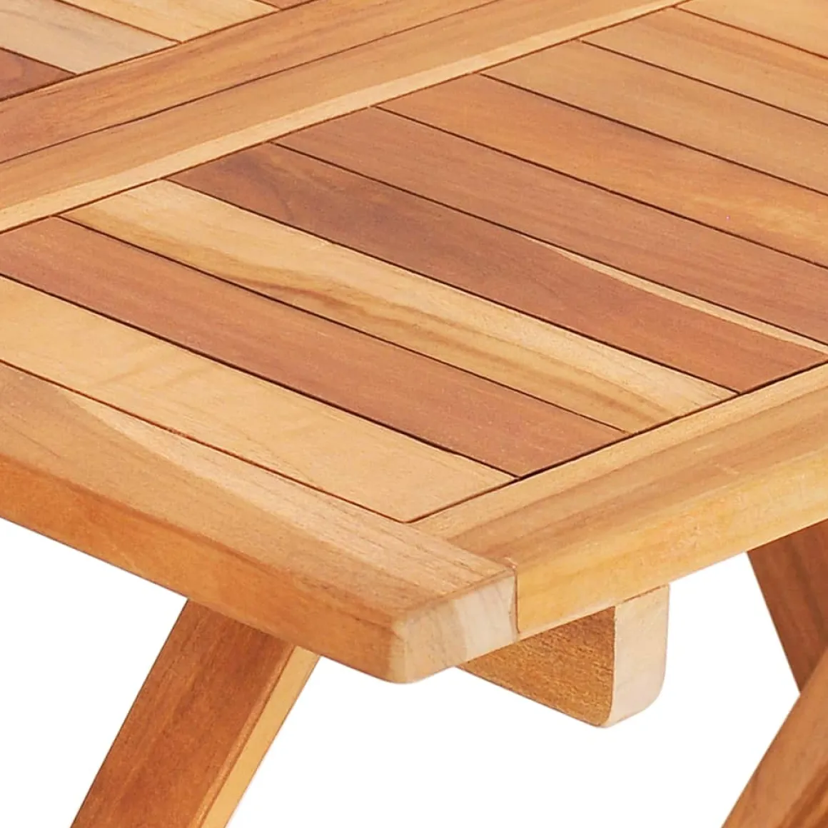 Conjunto de jardín Eydon 2 sillas + mesa madera de teca