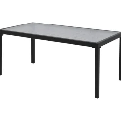 Conjunto de jardín Gabriela sofá con 2 sillas y mesa negro
