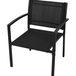 Conjunto de jardín Gabriela sofá con 2 sillas y mesa negro