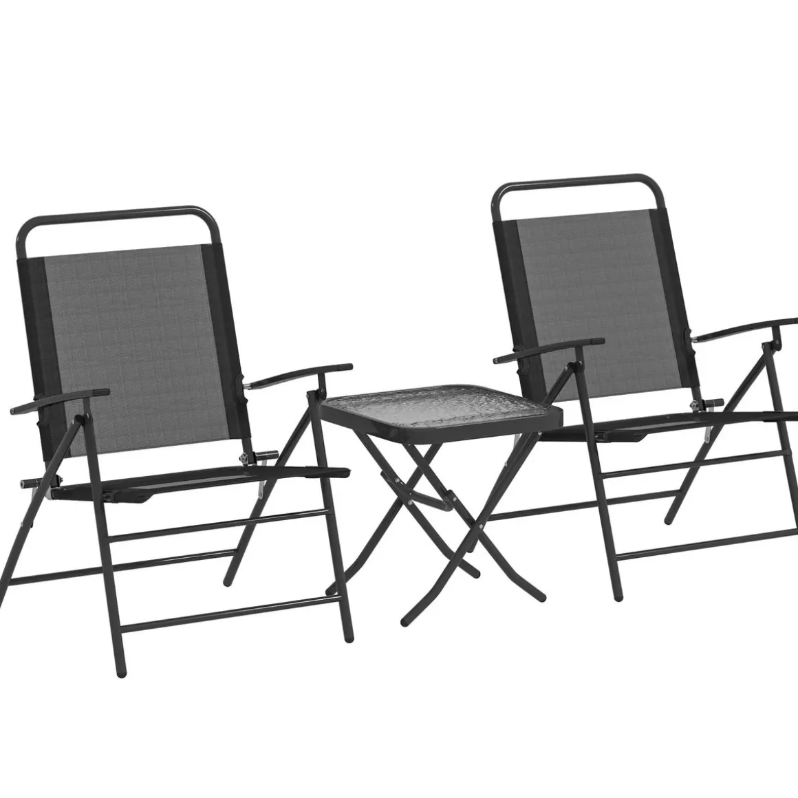 Conjunto de jardín Ghina 2 sillas + mesa