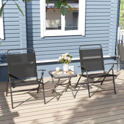 Conjunto de jardín Ghina 2 sillas + mesa