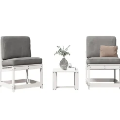 Conjunto de jardín Hermes 2 sillones + 1 mesa