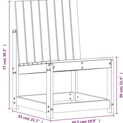 Conjunto de jardín Hermes 2 sillones + 1 mesa