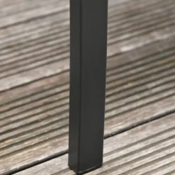 Conjunto de jardín Jeff Outsunny 3 sillones + 1 mesa negro