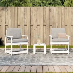 Conjunto de jardín Laguna 2 sillas + mesa madera maciza