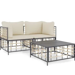 Conjunto de jardín Laos 2 sillones + mesa