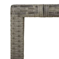 Conjunto de jardín Lisboa 2 sillas + mesa con cojines gris