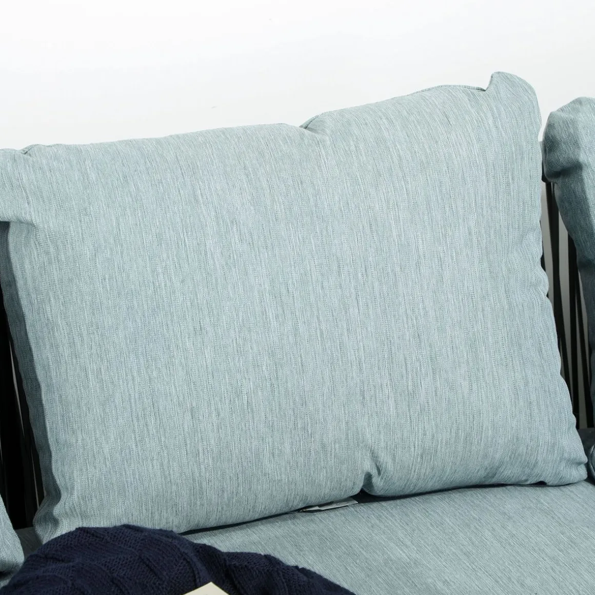 Conjunto de jardín Lumière Outsunny 3 módulos + mesa gris