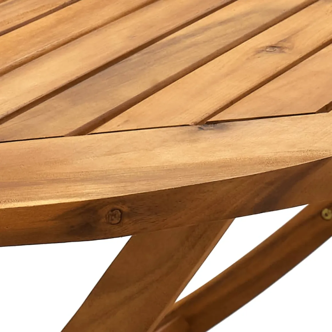 Conjunto de jardín Maddy 6 sillas + mesa natural/negro