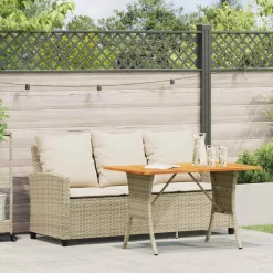 Conjunto de jardín Mayo sofá triple + mesa