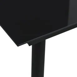 Conjunto de jardín Milán 4 sillas + mesa negro