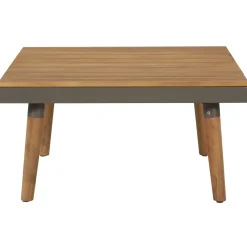 Conjunto de jardín Nara sofá esquinero + mesa gris/natural