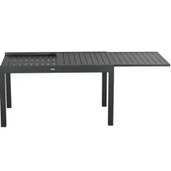 Conjunto de jardín Outsunny 1 mesa extensible + 8 sillas apilables gris