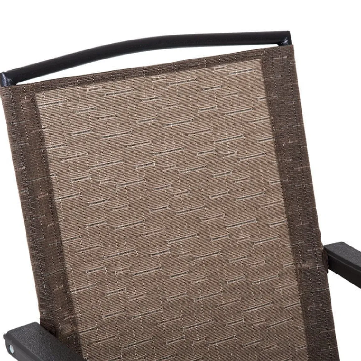 Conjunto de jardín Outsunny mesa+2 sillas marrón