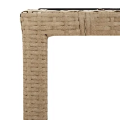 Conjunto de jardín Petunia 2 sillones + mesa beige