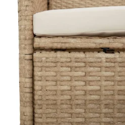 Conjunto de jardín Petunia 2 sillones + mesa beige