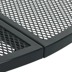 Conjunto de jardín Polea 4 sillas + mesa negro