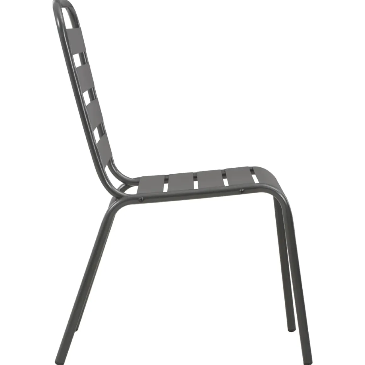 Conjunto de jardín Polea 4 sillas + mesa negro