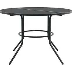 Conjunto de jardín Polea 4 sillas + mesa negro