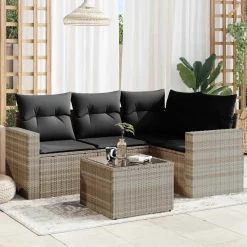 Conjunto de jardín Relax diseño modular 5 piezas