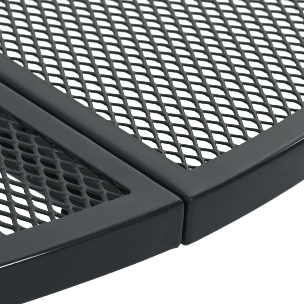Conjunto de jardín Sartie 6 sillas + mesa negro
