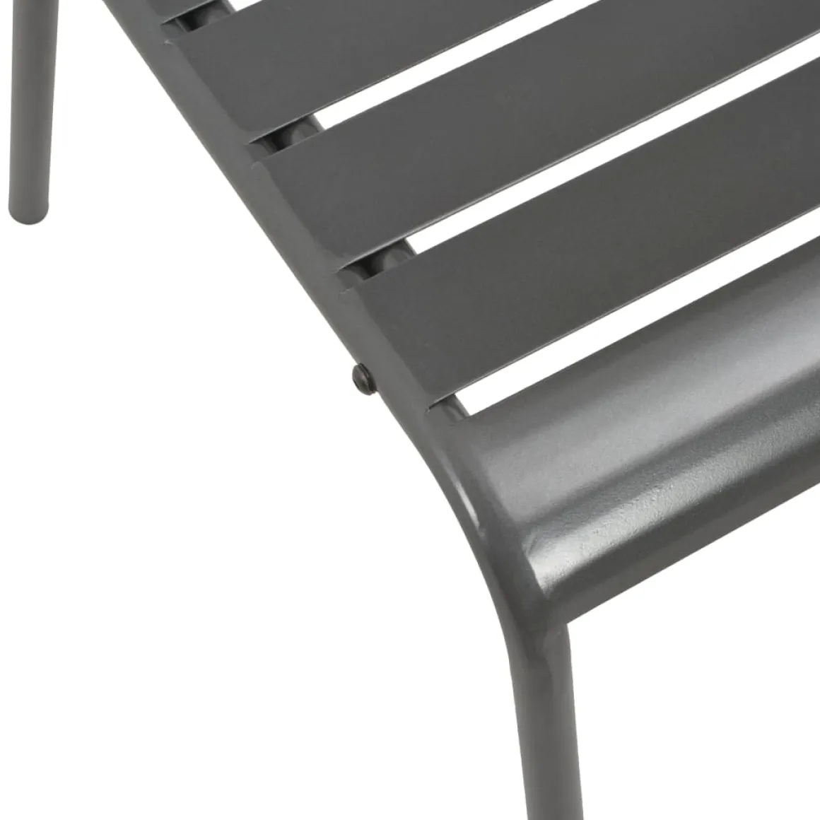 Conjunto de jardín Sartie 6 sillas + mesa negro
