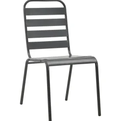Conjunto de jardín Sartie 6 sillas + mesa negro
