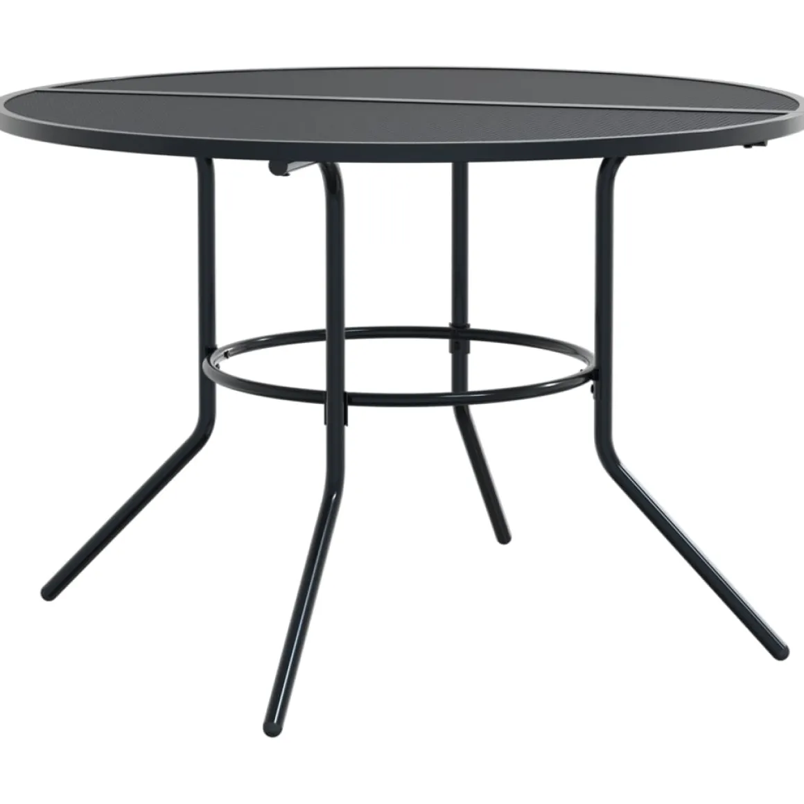Conjunto de jardín Sartie 6 sillas + mesa negro