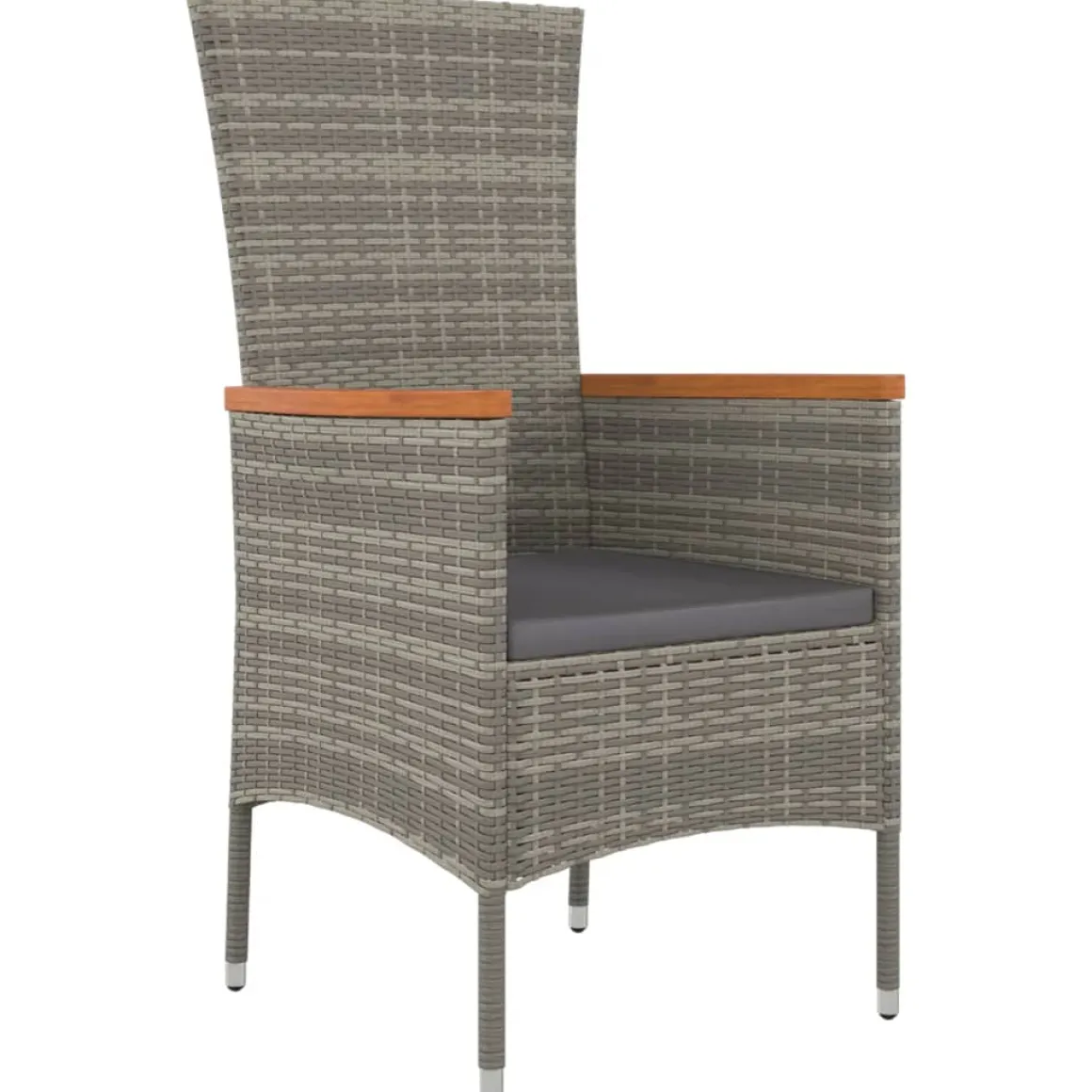 Conjunto de jardín Sintra 4 sillas + mesa gris