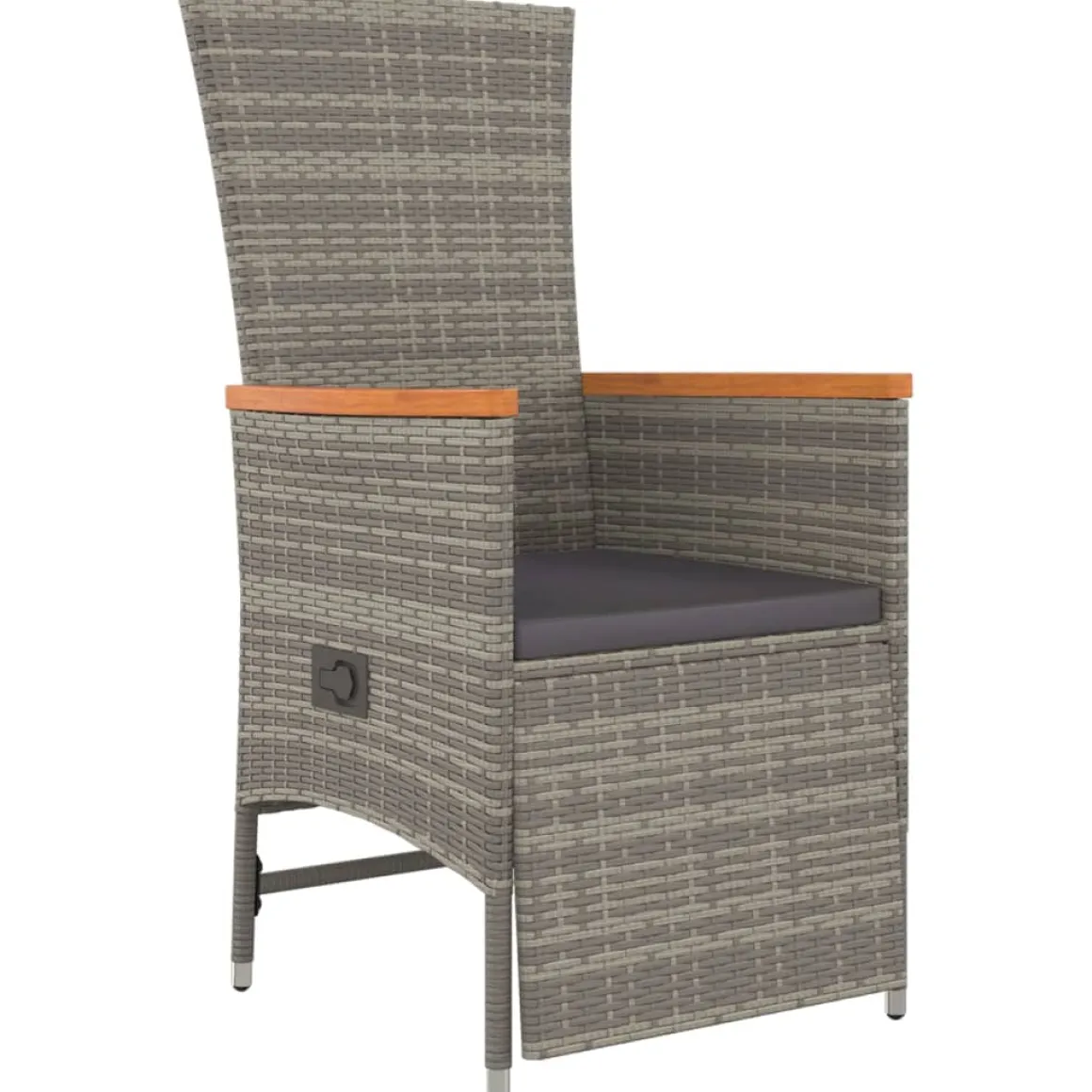 Conjunto de jardín Sintra 4 sillas + mesa gris