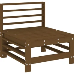 Conjunto de jardín Space 6 piezas madera maciza de pino